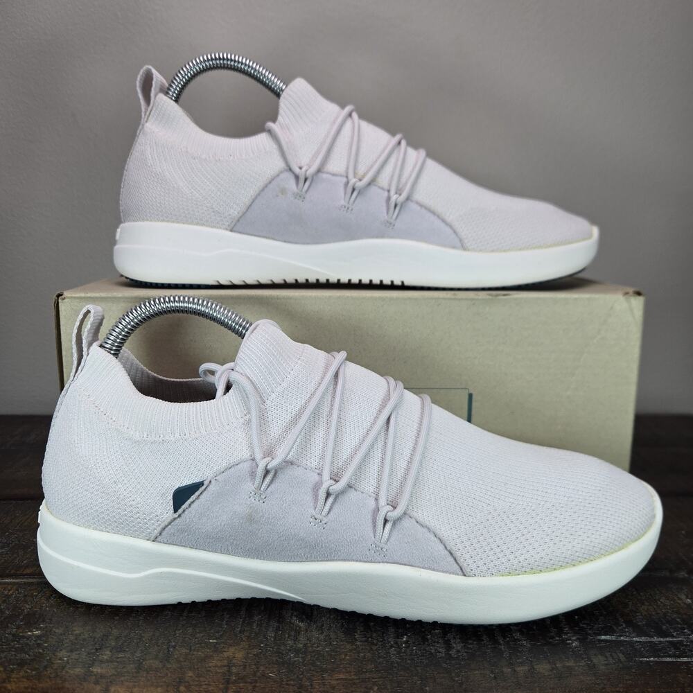 Vessi Cityscape Classic Mens Size 8 Lace Up Waterproof Shoes Birch White